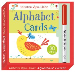 Wipe-Clean: Alphabet Cards Usborne / Картки з маркером