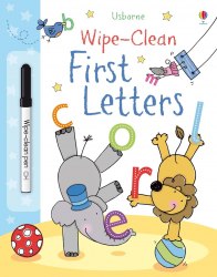 Wipe-Clean: First Letters Usborne / Пиши-стирай