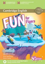 Fun for Flyers (4th Edition) Student's Book with Downloadable Audio, Online Activities and Home Fun Booklet Cambridge University Press / Підручник для учня з буклетом