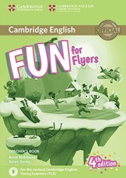 Fun for Flyers (4th Edition) Teacher's Book with Downloadable Audio Cambridge University Press / Підручник для вчителя