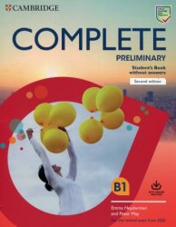Complete Preliminary (2nd Edition) Student's Book without Answers with Online Practice Cambridge University Press / Підручник для учня без відповідей