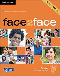 Face2face (2nd Edition) Starter Student's Book with DVD-ROM Cambridge University Press / Підручник для учня