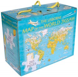 Map of the World Boxed Jigsaw Usborne / Пазли