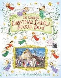 Christmas Carols. Sticker Book Usborne / Книга з наклейками