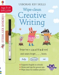 Key Skills: Wipe-Clean Creative Writing 5-6 Usborne / Пиши-стирай