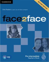face2face (2nd Edition) Pre-Intermediate Teacher's Book with DVD Cambridge University Press / Підручник для вчителя