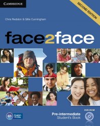face2face (2nd Edition) Pre-Intermediate Student's Book with DVD-ROM Cambridge University Press / Підручник для учня
