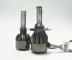 LED лампы Fantom OLd (чёрные) H3 5500K (комплект)