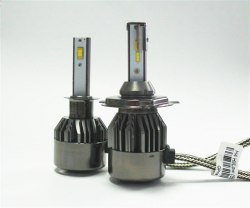 LED лампы Fantom Old (чёрные) H4 5500K (комплект)