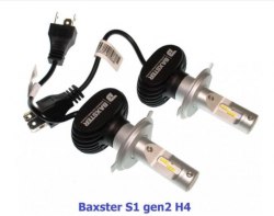 LED лампы Baxster S1 Gen2 H7,H11,HB4 5000K/6000K (комплект)