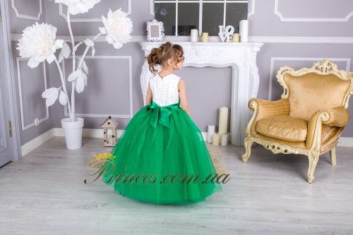 Платье ЛИЛИЯ зелёная