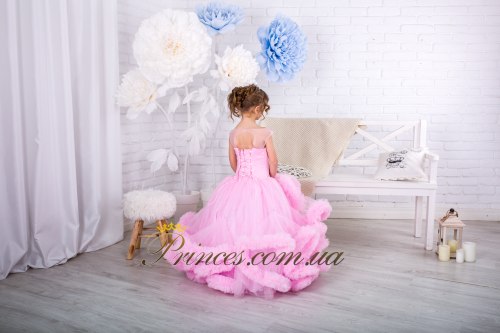 Платье Облачко розовое