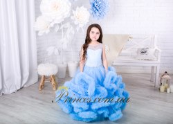 Платье Облачко голубое