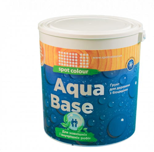 Грунт водный с биоцидным действием для дерева Aqua Base Spot Colour