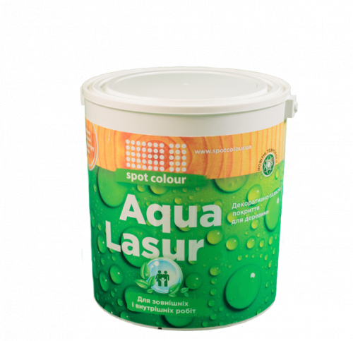 Лазурь водная для древесины Aqua Lasur Spot Colour